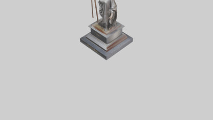 Emancipation Memorial statue model 3D model