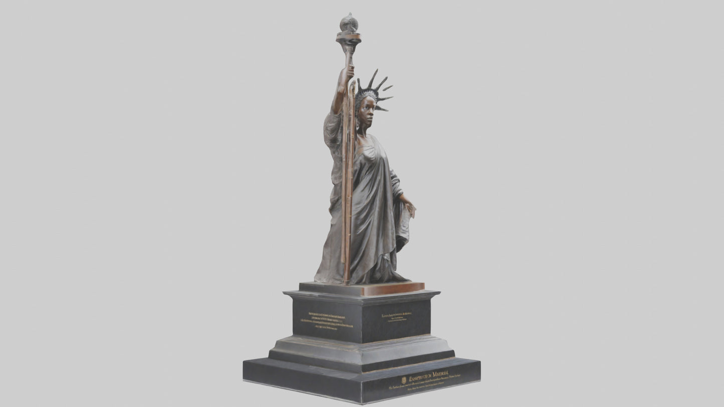 Emancipation Memorial statue model 3D model