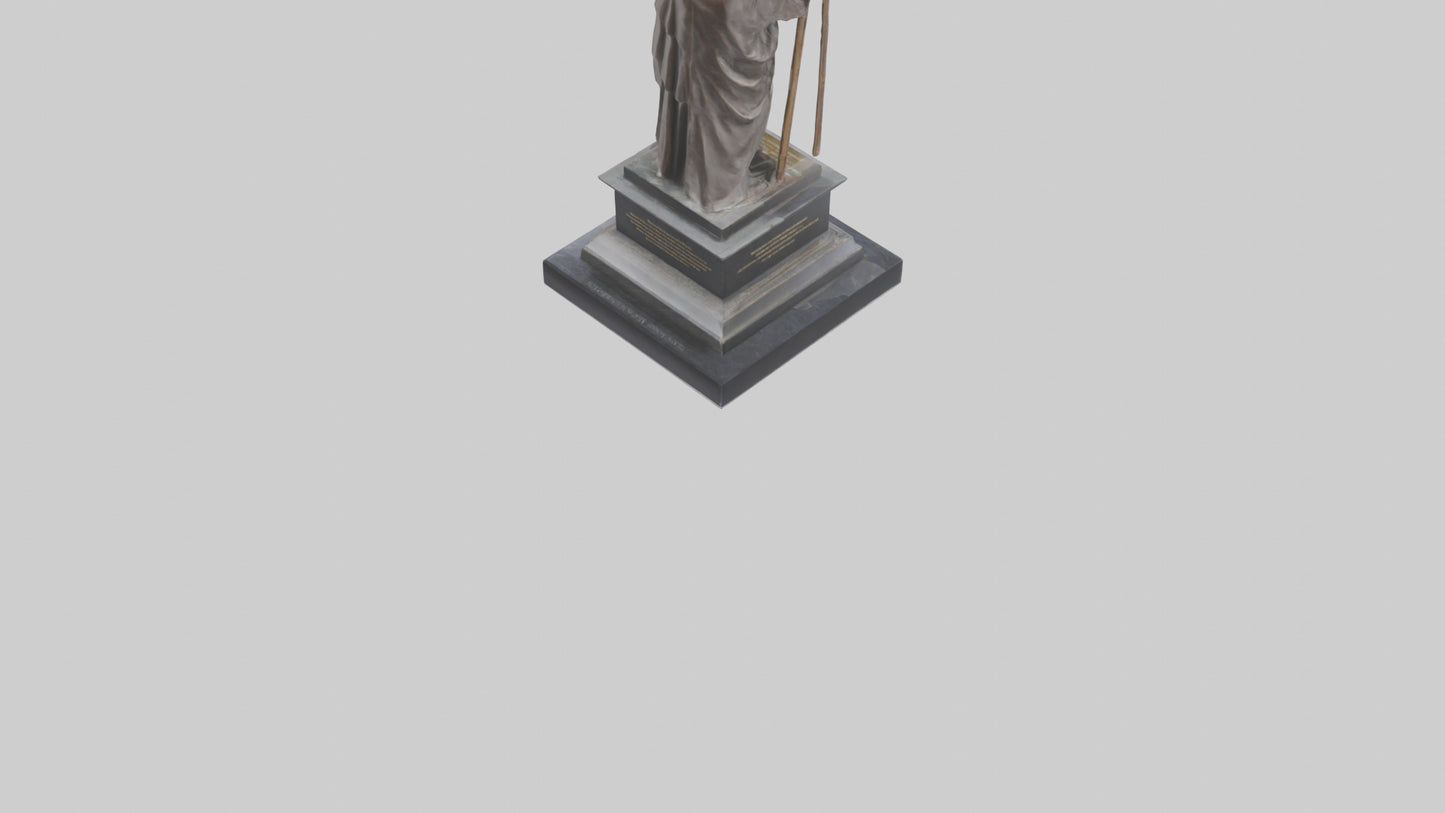 Emancipation Memorial statue model 3D model