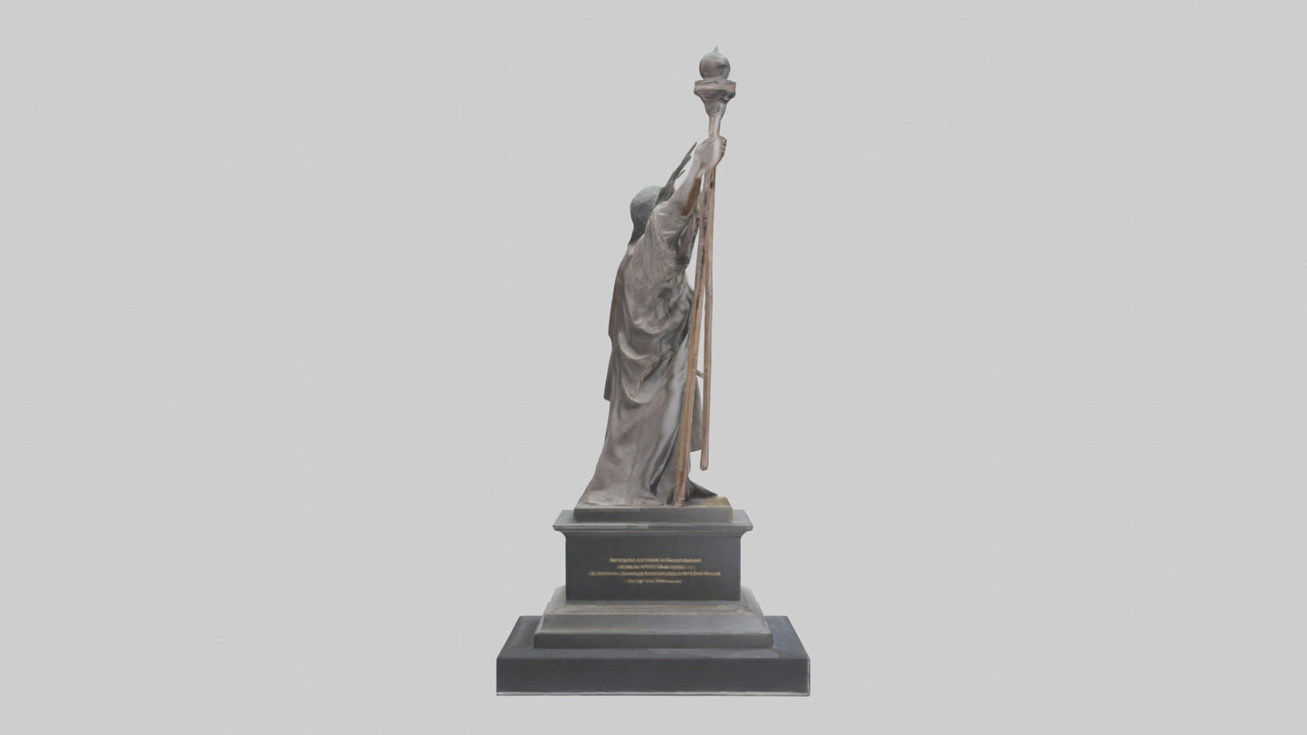 Emancipation Memorial statue model 3D model
