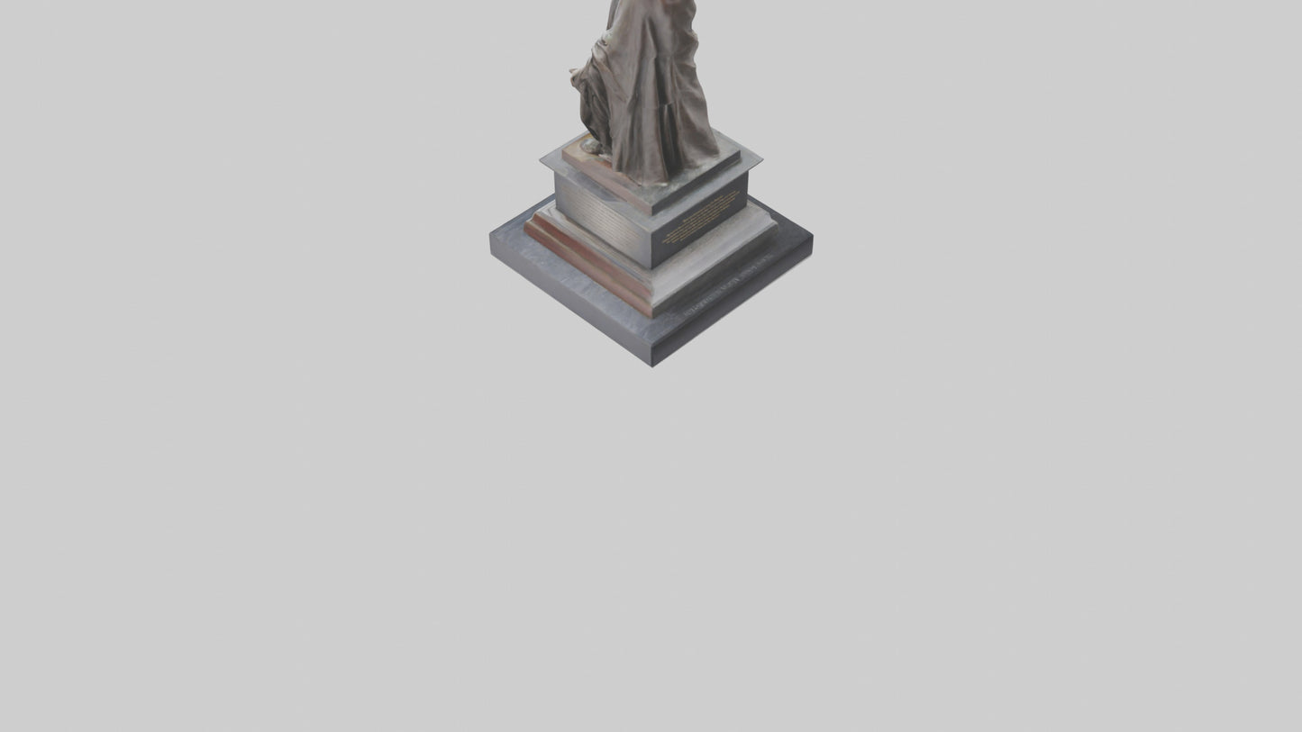Emancipation Memorial statue model 3D model