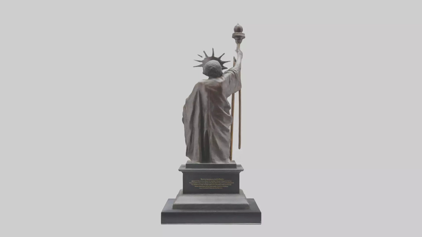 Emancipation Memorial statue model 3D model