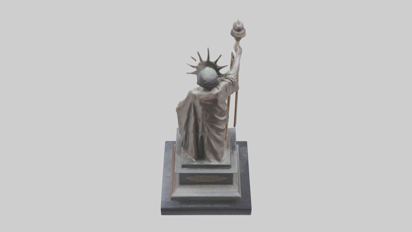 Emancipation Memorial statue model 3D model