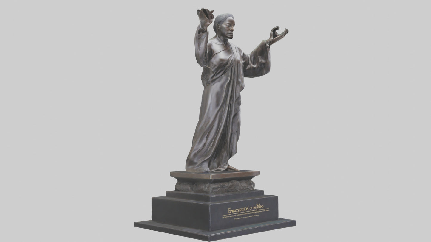 3D model Emancipation of the Mind statue model VR / AR / low-poly