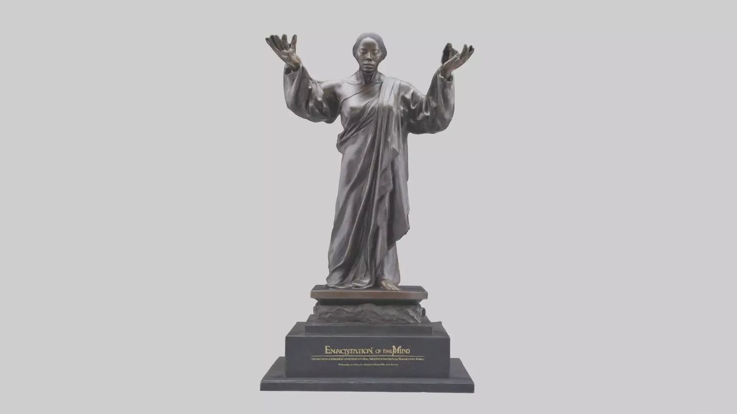 3D model Emancipation of the Mind statue model VR / AR / low-poly