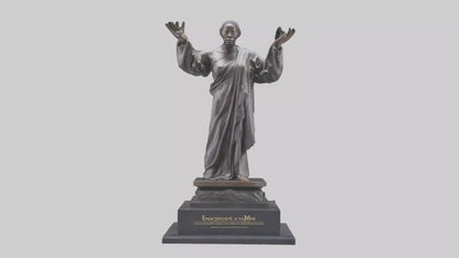 3D model Emancipation of the Mind statue model VR / AR / low-poly