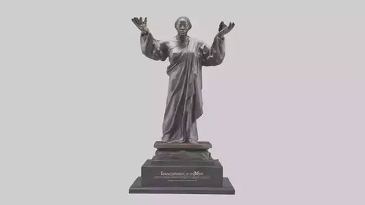 3D model Emancipation of the Mind statue model VR / AR / low-poly