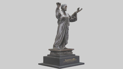 3D model Emancipation of the Mind statue model VR / AR / low-poly