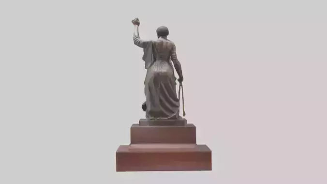 3D model Emancipation Statue model VR / AR / low-poly