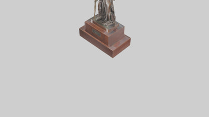 3D model Emancipation Statue model VR / AR / low-poly