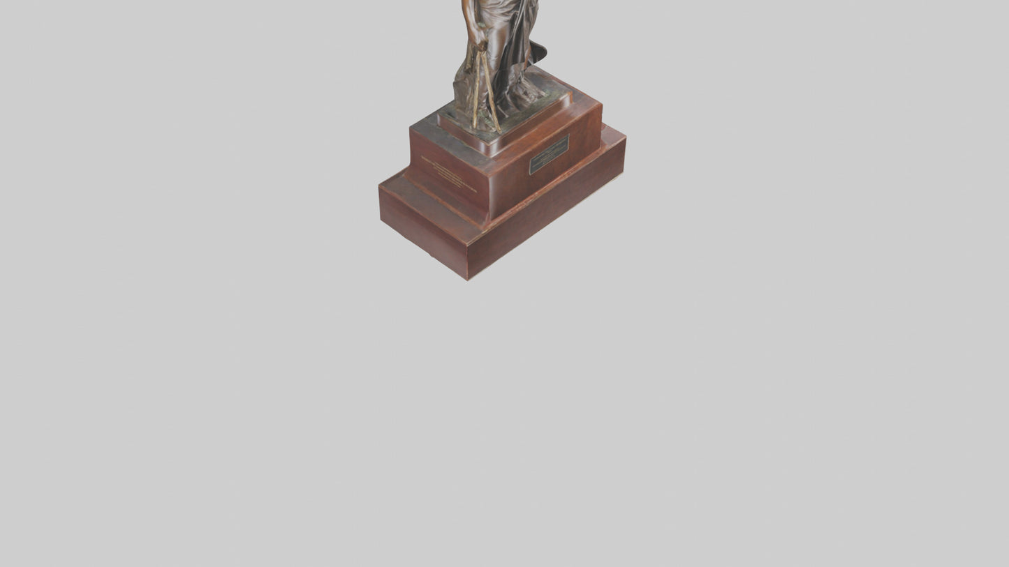 3D model Emancipation Statue model VR / AR / low-poly