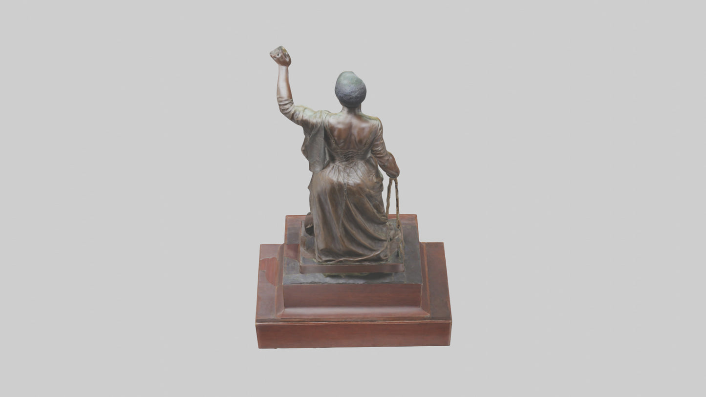 3D model Emancipation Statue model VR / AR / low-poly
