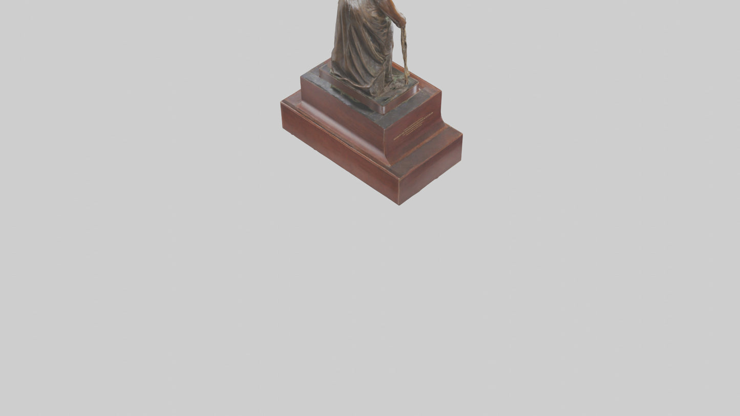 3D model Emancipation Statue model VR / AR / low-poly