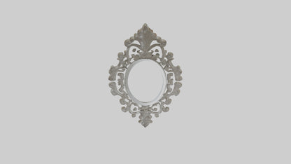 3D model Embellished Wall Mirrors VR / AR / low-poly