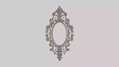 3D model Embellished Wall Mirrors VR / AR / low-poly