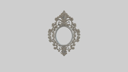 3D model Embellished Wall Mirrors VR / AR / low-poly