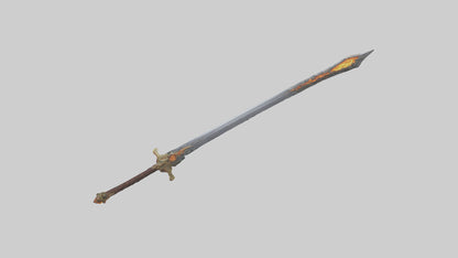 3D model Ember Sword model VR / AR / low-poly