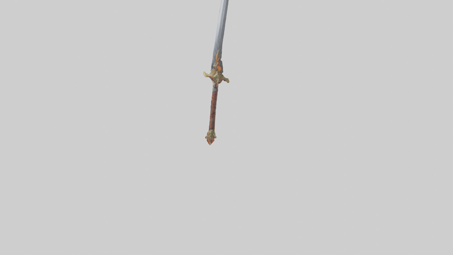 3D model Ember Sword model VR / AR / low-poly