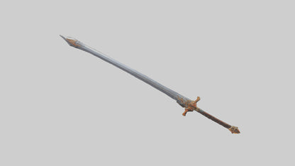 3D model Ember Sword model VR / AR / low-poly