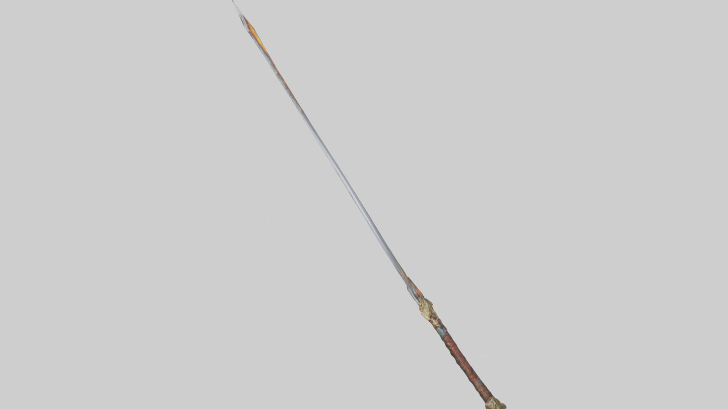 3D model Ember Sword model VR / AR / low-poly