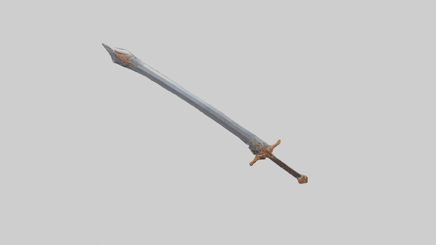 3D model Ember Sword model VR / AR / low-poly
