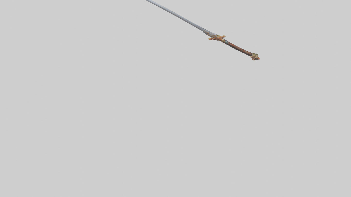 3D model Ember Sword model VR / AR / low-poly