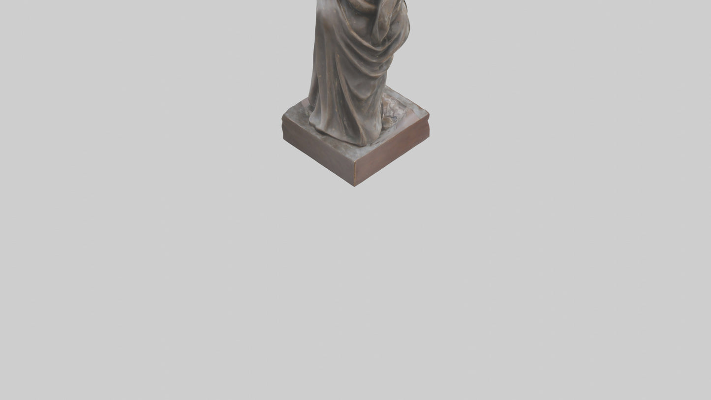 3D model Embrace of Freedom statue model VR / AR / low-poly