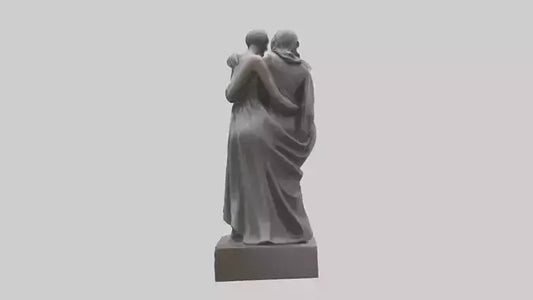 3D model Embrace of Freedom statue model VR / AR / low-poly
