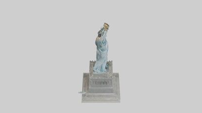 3D model Embrace of Liberty statue model VR / AR / low-poly