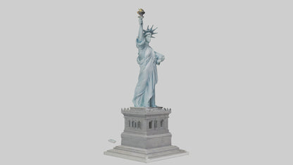 3D model Embrace of Liberty statue model VR / AR / low-poly