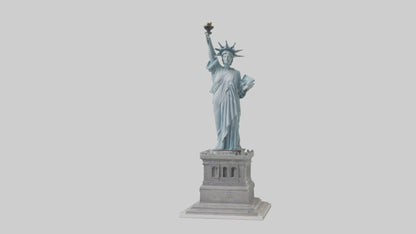3D model Embrace of Liberty statue model VR / AR / low-poly