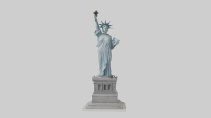 3D model Embrace of Liberty statue model VR / AR / low-poly