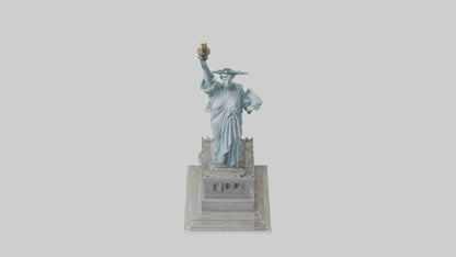 3D model Embrace of Liberty statue model VR / AR / low-poly