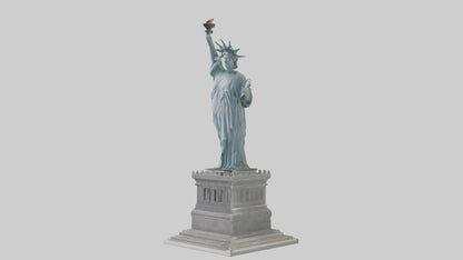 3D model Embrace of Liberty statue model VR / AR / low-poly