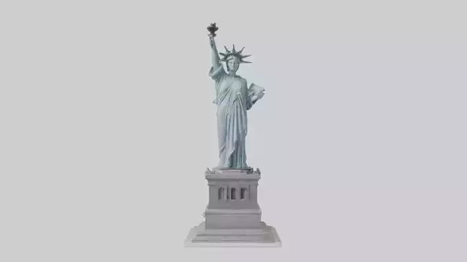 3D model Embrace of Liberty statue model VR / AR / low-poly