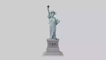 3D model Embrace of Liberty statue model VR / AR / low-poly