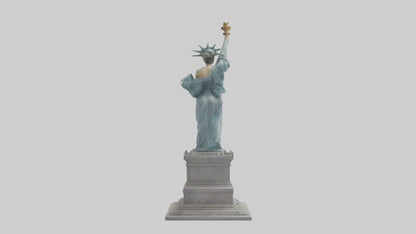 3D model Embrace of Liberty statue model VR / AR / low-poly