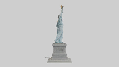 3D model Embrace of Liberty statue model VR / AR / low-poly