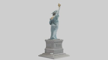 3D model Embrace of Liberty statue model VR / AR / low-poly