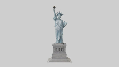 3D model Embrace of Liberty statue model VR / AR / low-poly