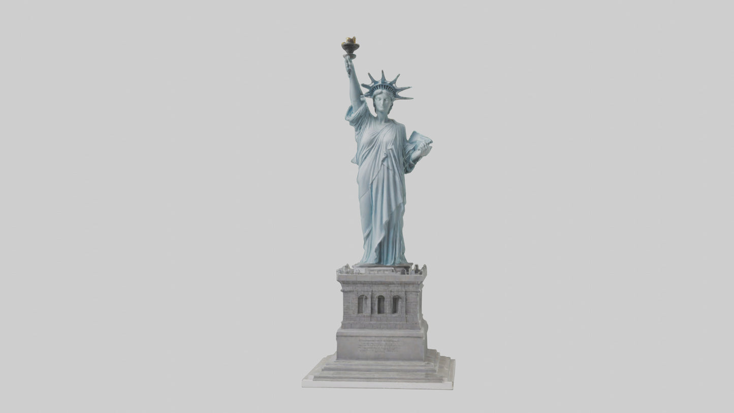 3D model Embrace of Liberty statue model VR / AR / low-poly