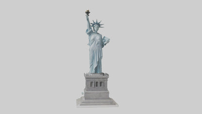 3D model Embrace of Liberty statue model VR / AR / low-poly