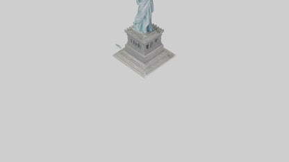 3D model Embrace of Liberty statue model VR / AR / low-poly