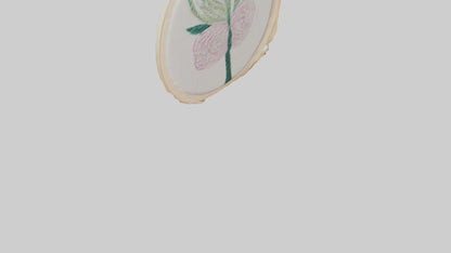 3D model Embroidered Hoop Art VR / AR / low-poly