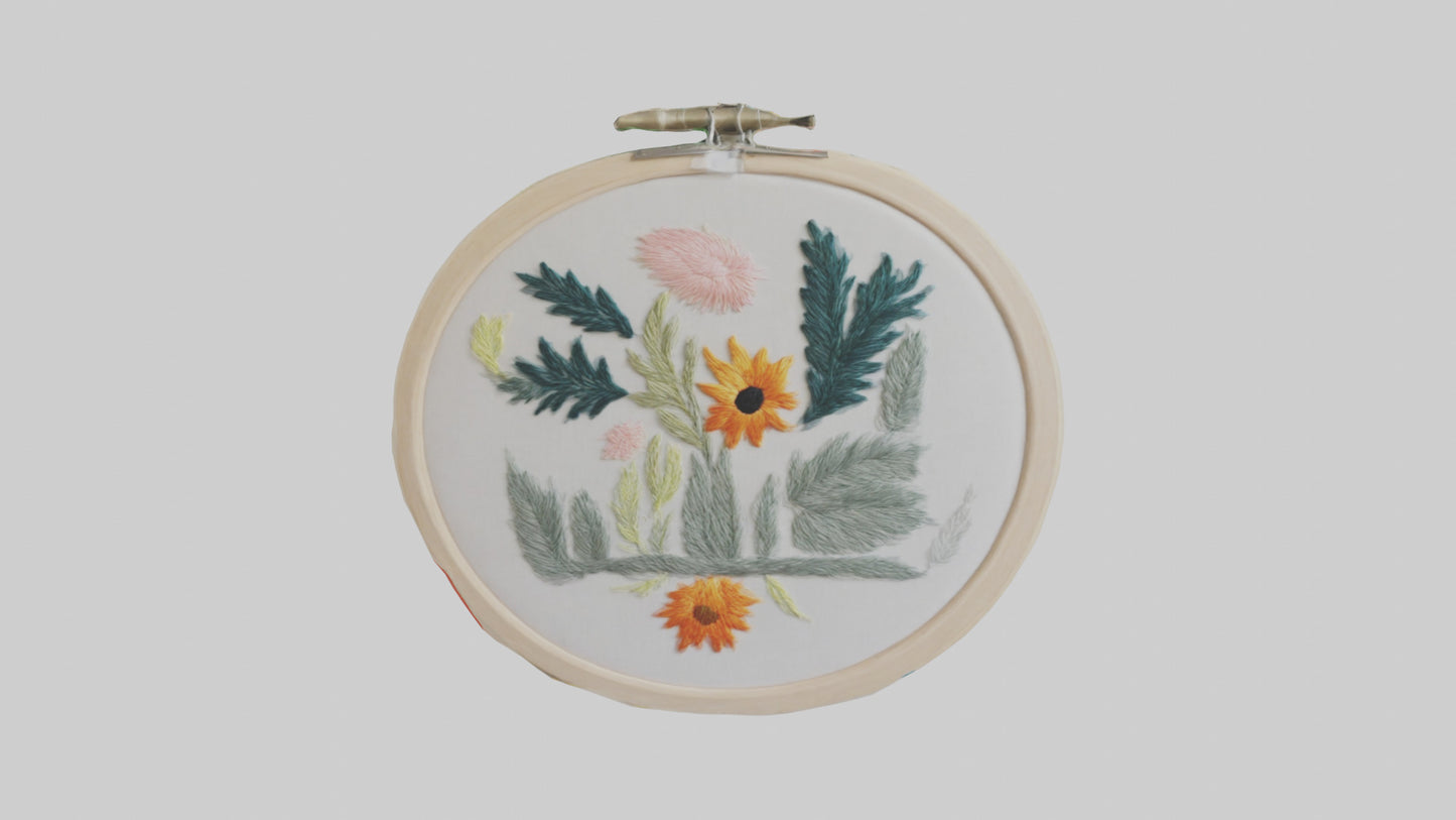 3D model Embroidered Wall Art VR / AR / low-poly