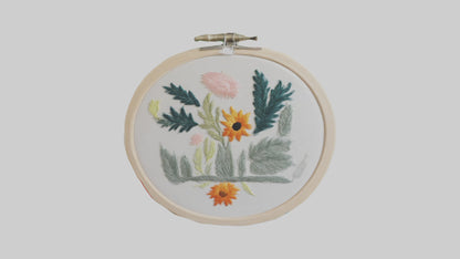 3D model Embroidered Wall Art VR / AR / low-poly