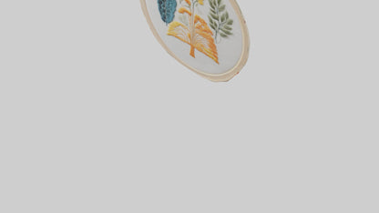 3D model Embroidered Wall Art VR / AR / low-poly