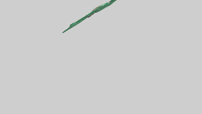 3D model Emerald Bow model VR / AR / low-poly
