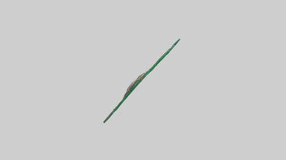 3D model Emerald Bow model VR / AR / low-poly