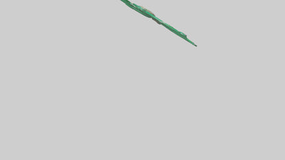 3D model Emerald Bow model VR / AR / low-poly
